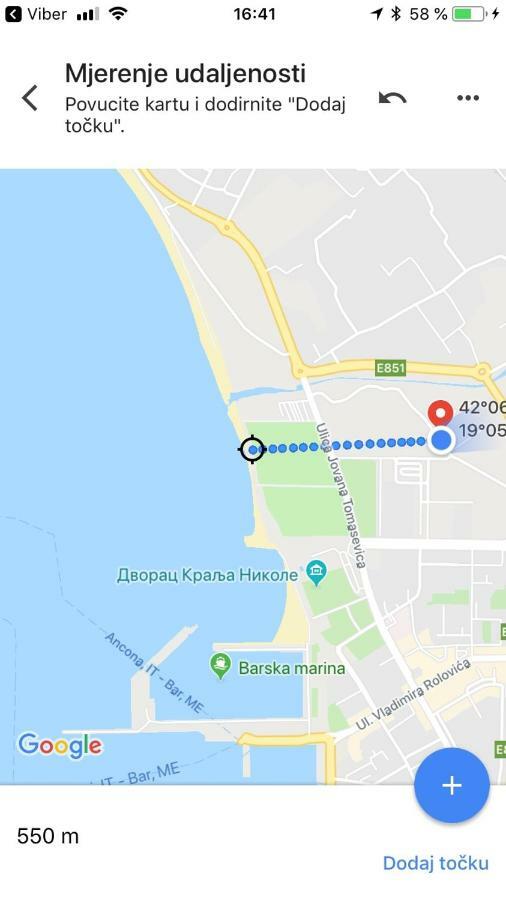 Apartment Topolica Бар Экстерьер фото